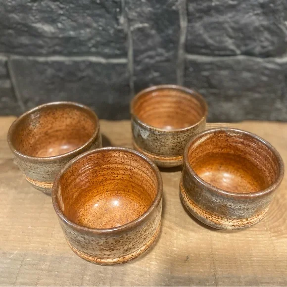Vintage Pottery Wine Goblets - Picture 5 of 8